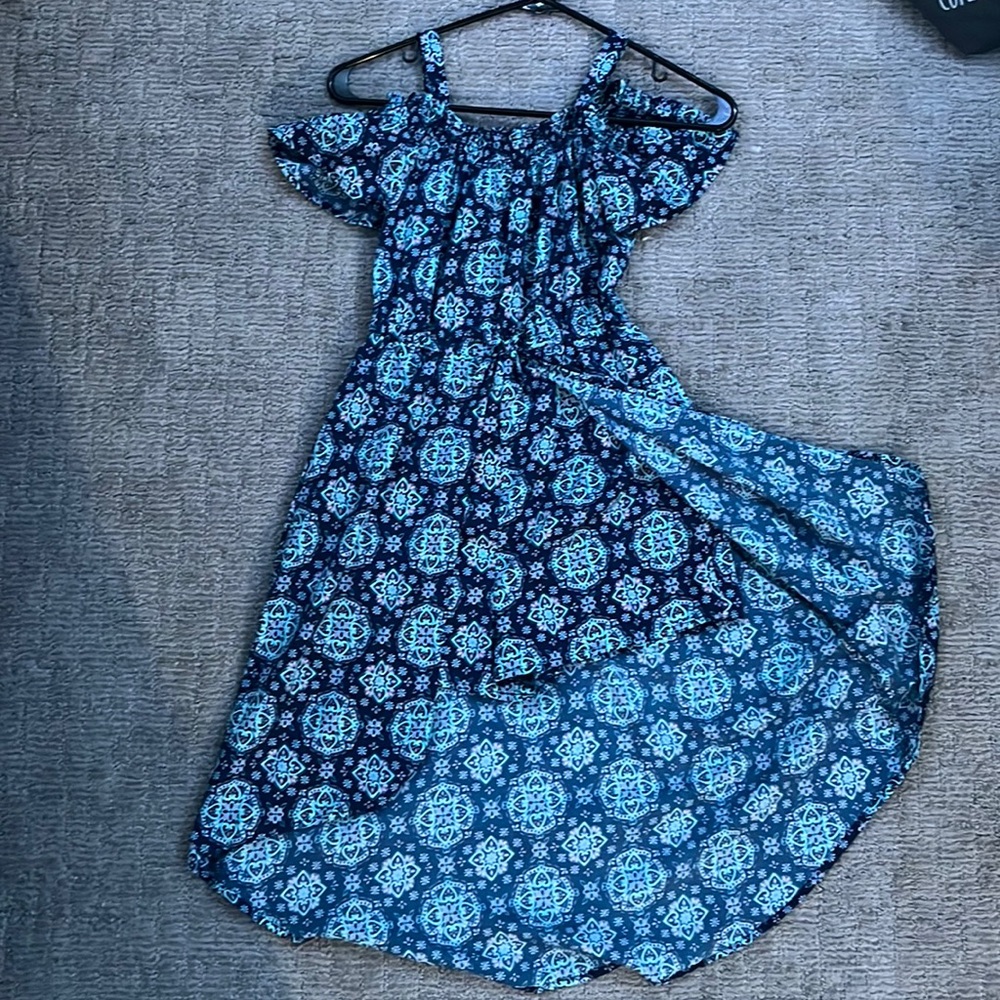 Medium Girls Blue off the shoulder, dress/romper